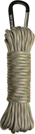 Gear AID 550 Paracord and Carabiner, 7 Strand Utility Cord by GEARAID