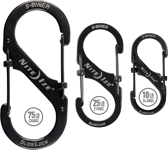 Nite Ize S-Biner SlideLock Stainless Steel Dual Locking Carabiner - Image 6