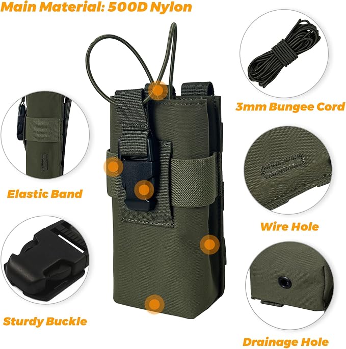 Radio Holster Walkie Talkie Pouch - Image 4