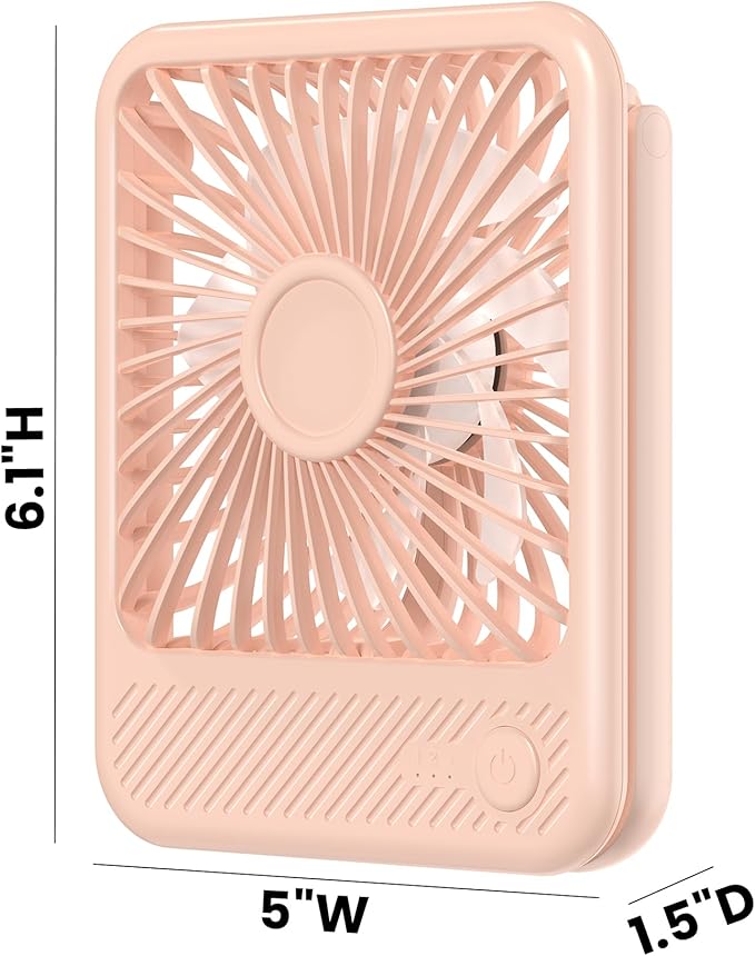 Koonie Desk Fan, Ultra Quiet 2.5-11h Battery Operated Small USB Fan - Image 7