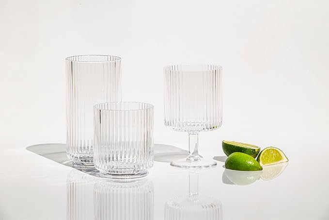 TarHong Mesa Premium Plastic Drinkware Tumbler/Double Old Fashioned, 15 Ounce - Image 3