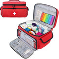 ALSLEA First Aid Bag Empty First Aid Kit Storage Box 12" x 9" x 7" Medical Bag by ALSLEA