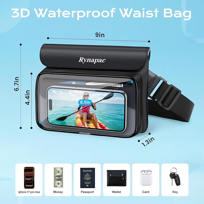 IPX8 Waterproof Fanny Pack, Waist Bag - Image 6