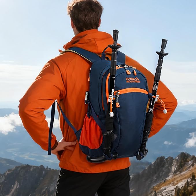 Hiking Backpack With Rain-cover, 30L Travel Backpacks - Image 6