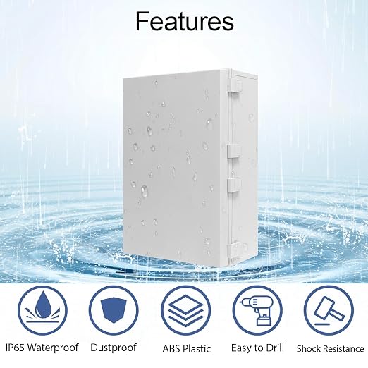 Electrical Box IP65 Waterproof Dustproof ABS Plastic Enclosure, Outdoor and - Image 3