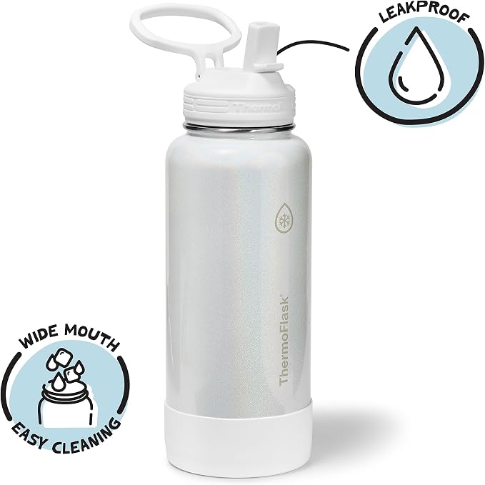ThermoFlask 32 oz Double Wall Vacuum Insulated Stainless Steel Water Bottle - Image 3