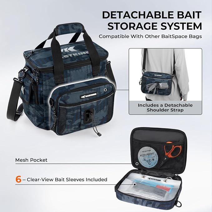 KastKing BaitSpace Fishing Tackle Bag - Image 6