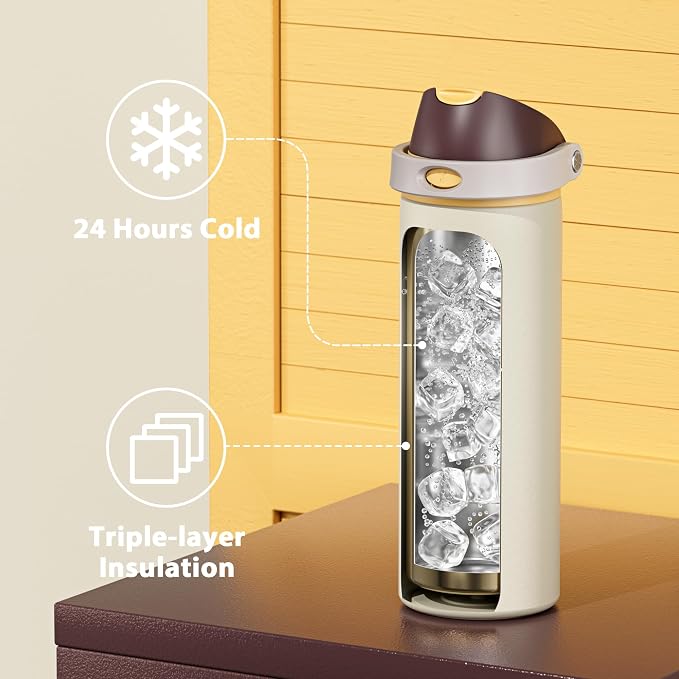 24 oz Insulated Water Bottle - Image 4