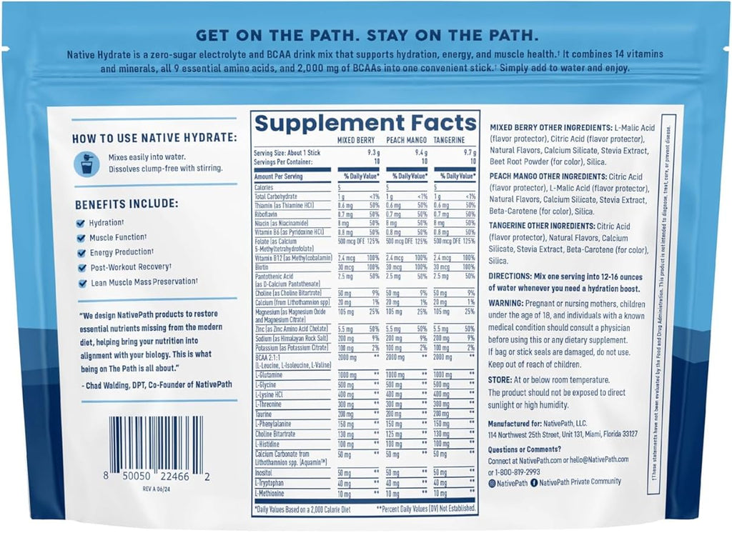 NativePath Hydrate Stick Packs - Image 3