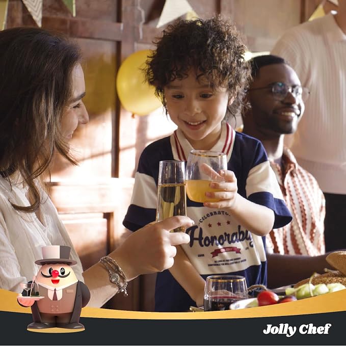 JOLLY CHEF 32 Pack 12oz Gold Plastic Wine Glasses Stemless, Disposable Wine - Image 6
