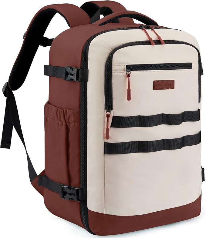 LOVEVOOK 40L Travel Backpack for Women & Men, TSA Approved Carry On Backpack by LOVEVOOK