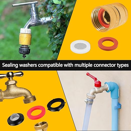 1075 PCS 37 Sizes 3-in-1 Universal Plumbing Repair Kit Includes O-Rings - Image 5