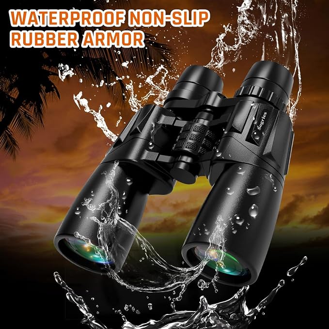 10-30x50 Zoom Binoculars for Adults, High Powered Military Binoculars for Bird - Image 8
