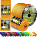 TECEUM 5/32" Paracord Rope 1000 – 1000ft / 200ft / 100ft / 50ft – Tactical by TECEUM