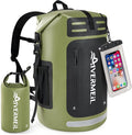 Waterproof Dry Bag with Waterproof Phone Case and small waterproof Bag Green by Aivermeil