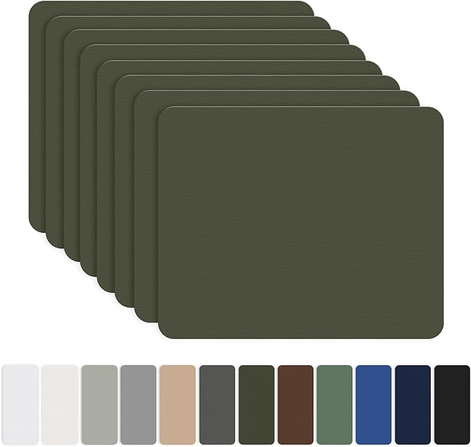 OAZ 8 Pieces 7.87 x 5.9 inch Nylon Repair Patches Nylon Fabric Patch by OAZ