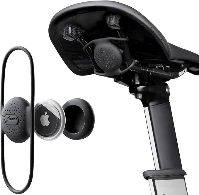 BONE Bike Air Tracker Tag Strap, Hidden Bicycle GPS Tracker Case by Bone