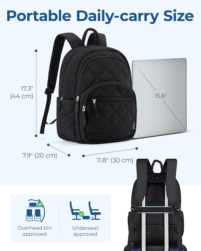 BAGSMART Travel Laptop Backpack, College Backpack - Image 5