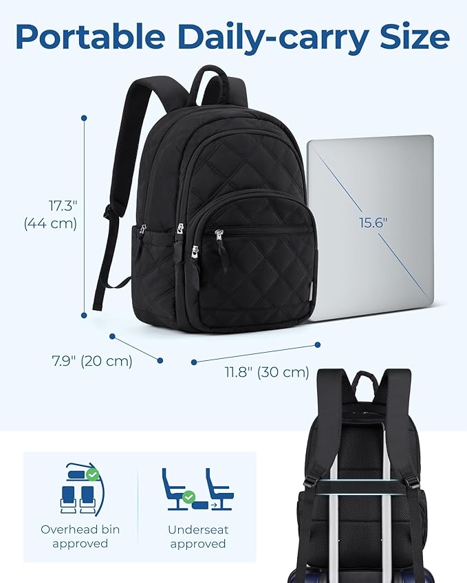 BAGSMART Travel Laptop Backpack, College Backpack - Image 5