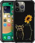 for iPhone 12 Pro Max Case, Pig Sunflower Yellow Sunshine Pattern Graphic by FKBRCL4U