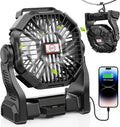DOWILLDO 20000mAh Portable Battery Powered Camping Fan - by DOWILLDO