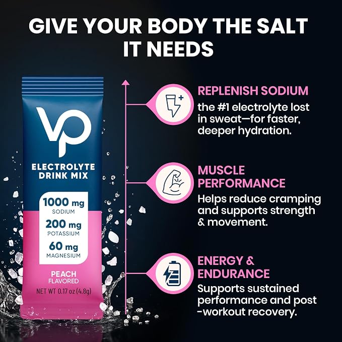 Venture Pal High Sodium Sugar-Free Electrolyte Powder Packets - Image 5