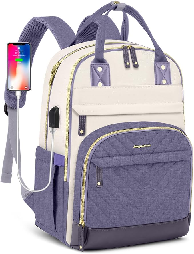 Laptop Backpack for Women Work Bag by BAGSWAN
