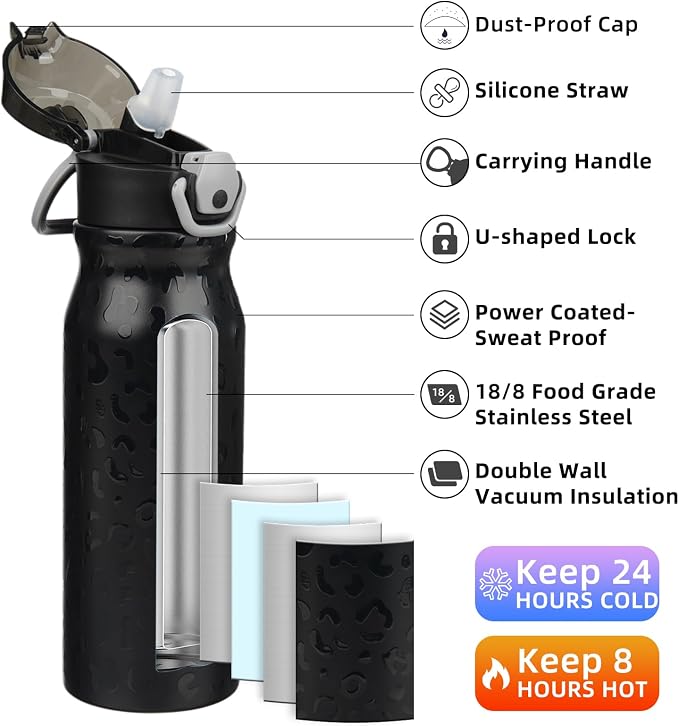 BJPKPK 25oz Insulated Water Bottle - Image 2
