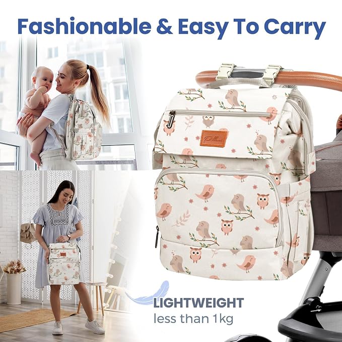PILLANI Baby Diaper Bag Backpack - Image 5
