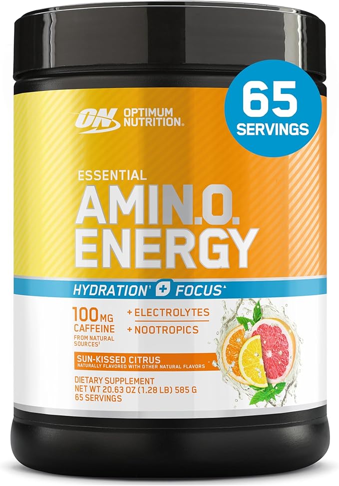 Optimum Nutrition Amino Energy Powder Plus Focus, by OPTIMUMNUTRITION