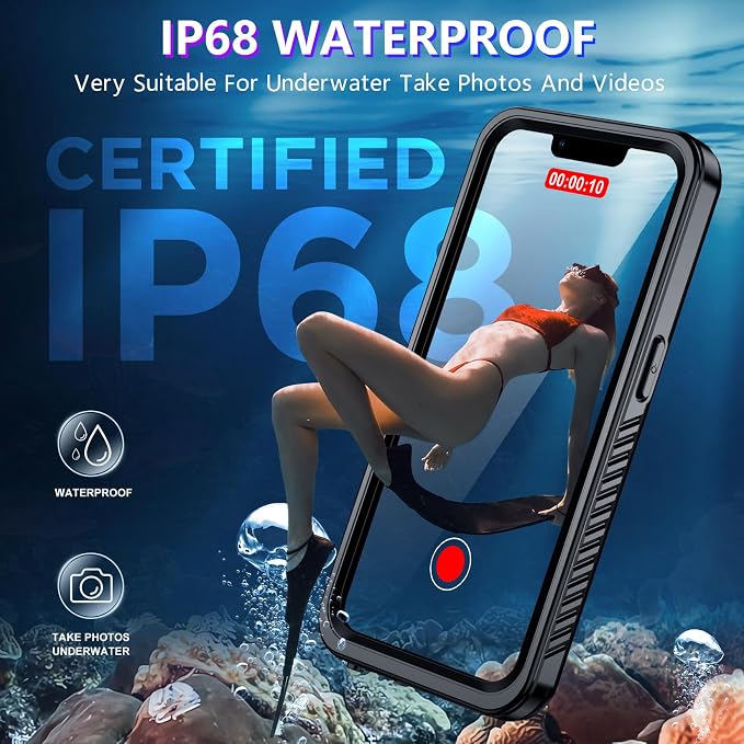 Red2Fire 2024 New Designed for iPhone 13 Pro Case Waterproof, Phone Case 6.1" - Image 3