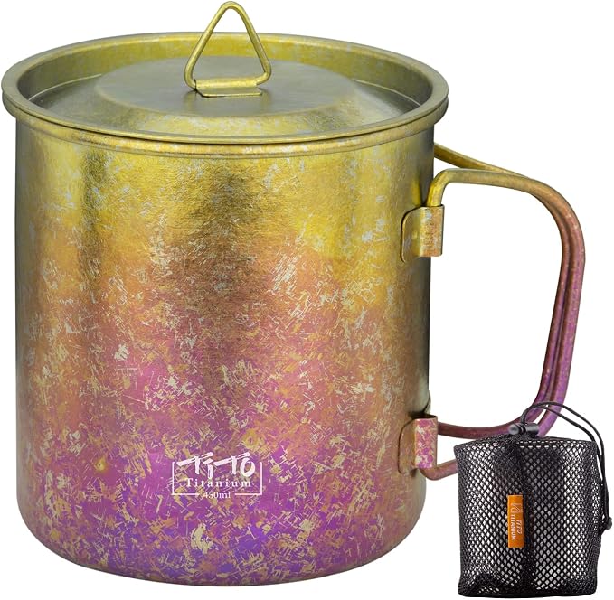 TiTo Titanium Cup Titanium Pot by TiToTitanium