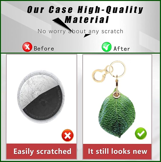 Leather Keychain Holder Case Compatible - Image 4