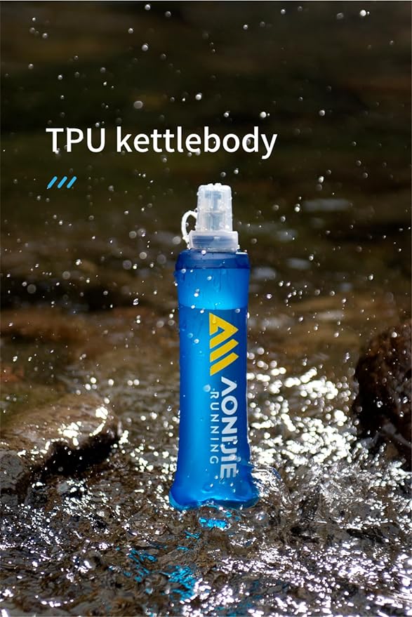 AONIJIE 250ML/350ML/500ML/600ML Portable TPU Soft Water Bottle Folding Soft - Image 4