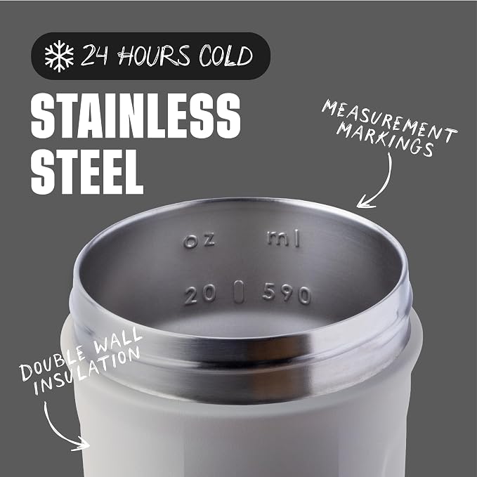 BlenderBottle Sport Insulated Stainless Steel Shaker Bottle - Image 3