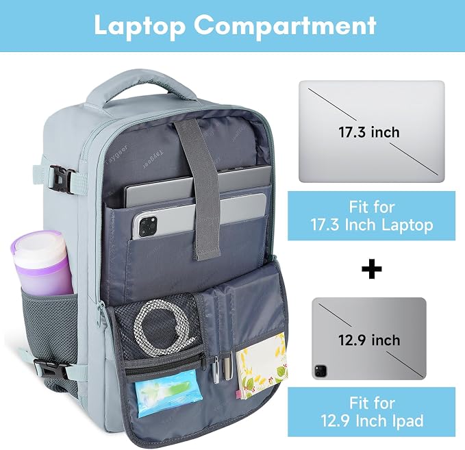 Taygeer Carry On Backpack, 40l Travel Backpack - Image 5