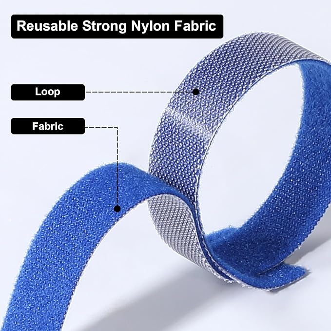 150PCS Cable Ties, 4+6+8+10 inch Multi-Colour Straps - Image 3