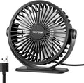 TriPole Desk Fan USB Powered Small Portable Fan, 3 Speeds Adjustable Strong by TriPole