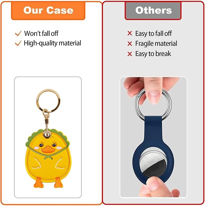 Leather Keychain Case Holder Compatible - Image 7