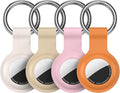 Compatible with AirTag Holder Case Keychain 4 Pack, by HATALKIN