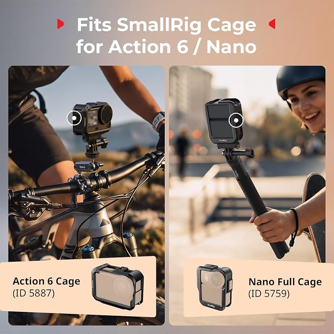 SmallRig Action 6 / Nano Magnetic Quick-Release Adapter Mount - Image 6