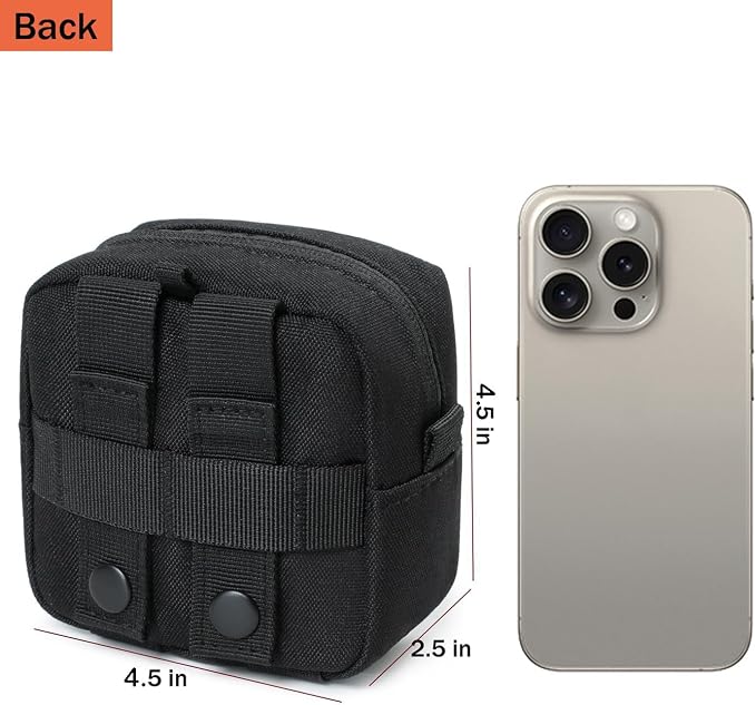 2 Pack Mini Tactical Molle Compact Ammo Pouch - Image 6