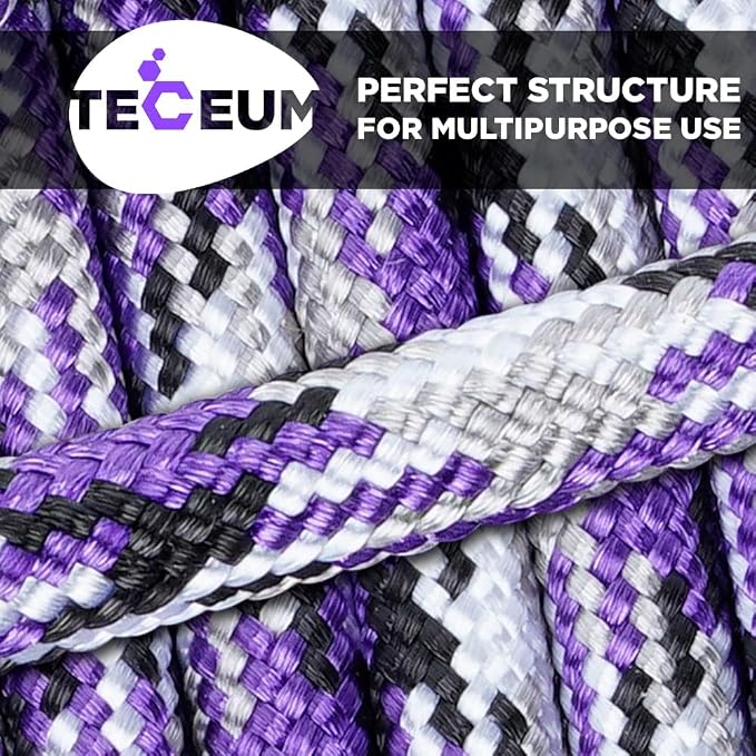 TECEUM 5/32" Paracord Rope 1000 – 1000ft / 200ft / 100ft / 50ft – Tactical - Image 5