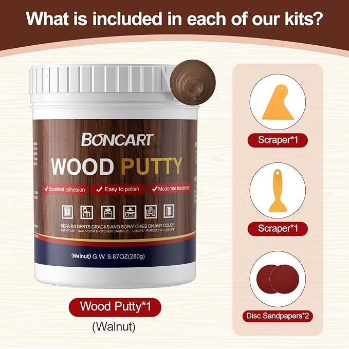 BONCART Walnut Wood Putty Filler - Image 5