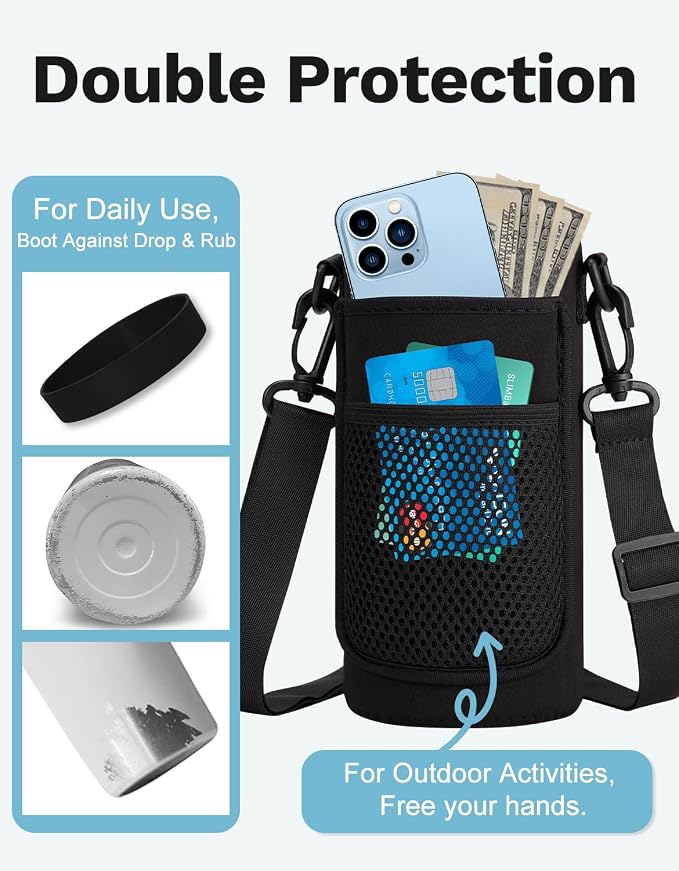 BENZZO Insulated Water Bottle 32/40/64 oz Keep Cold-48h Hot-24h, Water Bottles - Image 5