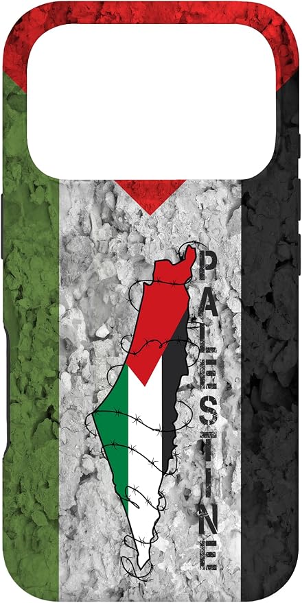 Kufiya Palestine Keffiyeh Flag, Palestinian Map Pattern Case by Unknown