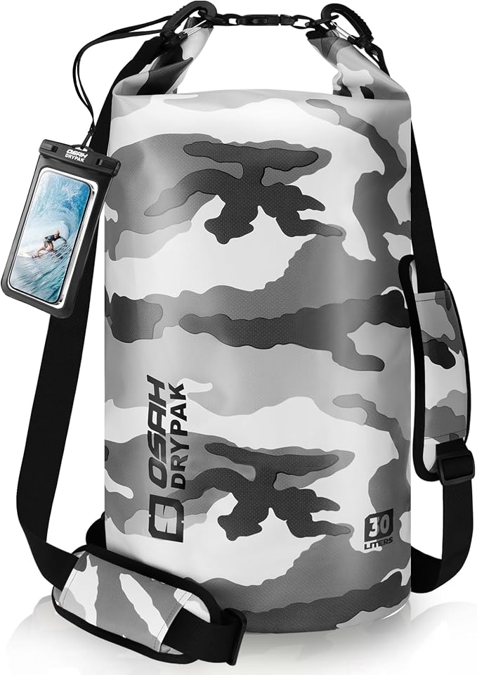 Waterproof Dry Bag, 5L/10L/20L/30L/40L Roll Top Lightweight Storage Backpack by OSAHDRYPAK