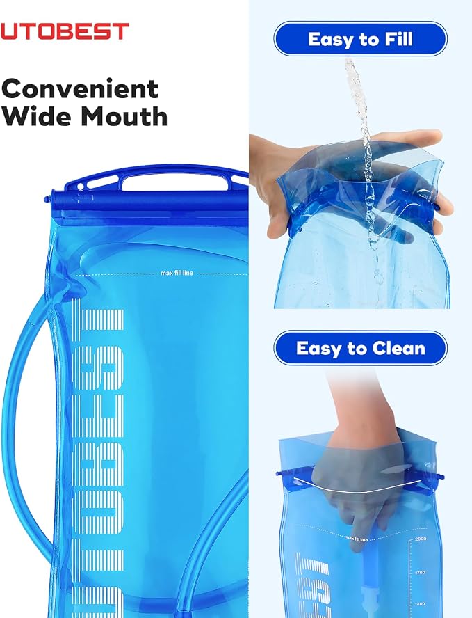 UTOBEST Water Bladder, Hydration Bladder 1L, 3L Water Bladder - Image 6