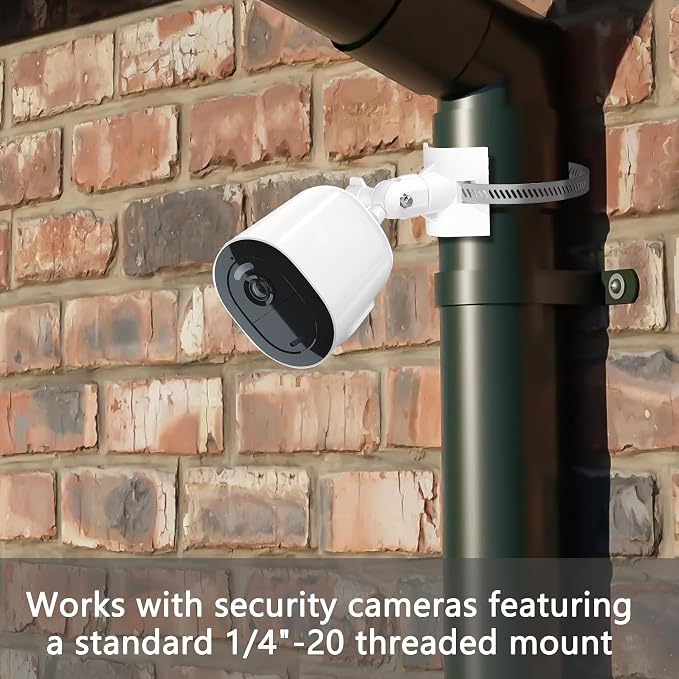 Universal Adjustable Stainless Mount Bracket Outdoor Security Camera 360 Degree - Image 4