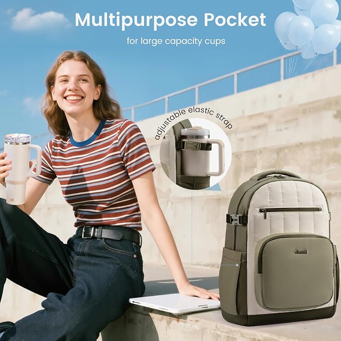 LOVEVOOK Laptop Backpack for Women - Image 2